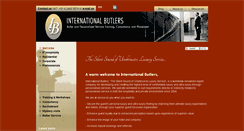 Desktop Screenshot of internationalbutlers.com